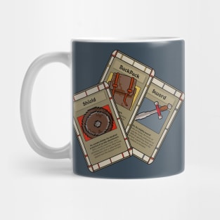 Stack of Trading Cards No 3 - Role Playing Game Mug